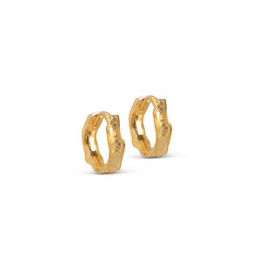 Everly hoops - Forgyldt fra Enamel
