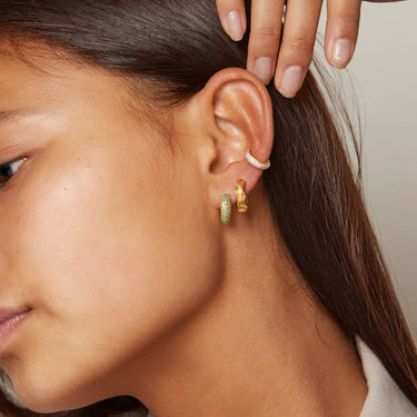 Everly hoops - Forgyldt fra Enamel