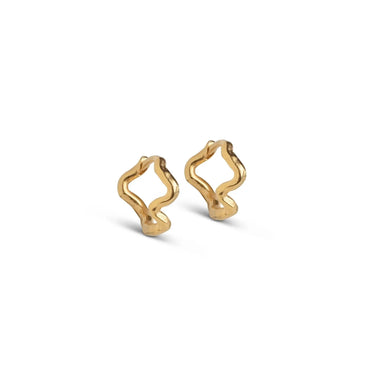 Holly Small hoops - Forgyldt fra Enamel