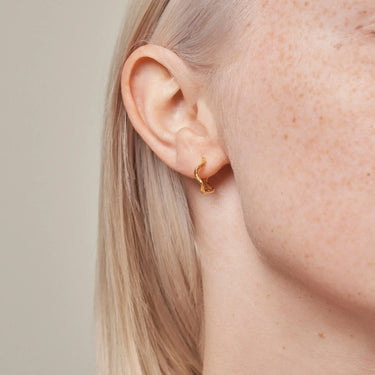 Holly Large hoops - Forgyldt fra Enamel