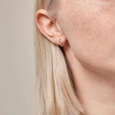 Holly Large hoops - Sølv fra Enamel