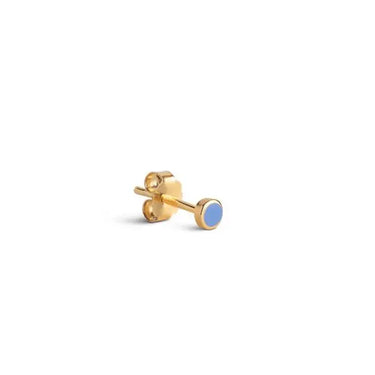 Enamel Dot stud - Forgyldt fra Enamel