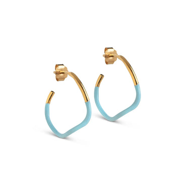 Sway hoops - Forgyldt fra Enamel