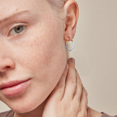 Sway hoops - Forgyldt fra Enamel