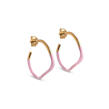 Sway hoops - Forgyldt fra Enamel