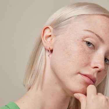 Sway hoops - Forgyldt fra Enamel