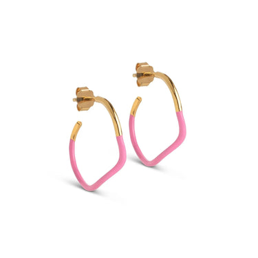 Sway hoops - Forgyldt fra Enamel