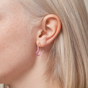 Sway hoops - Forgyldt fra Enamel