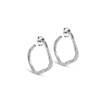 Sway hoops - Sølv fra Enamel