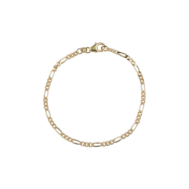 Figaro 0,85/18,5 armbånd - 8 kt. Guld fra Gold Essentials by Plaza