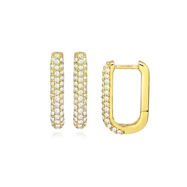 Grace creoler - 8 kt. fra Gold Essentials by Plaza