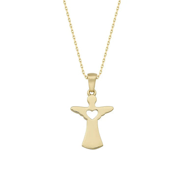 Angel halskæde - 8 kt. fra Gold Essentials by Plaza