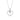 Zircon heart halskæde - 8 kt. fra Gold Essentials by Plaza