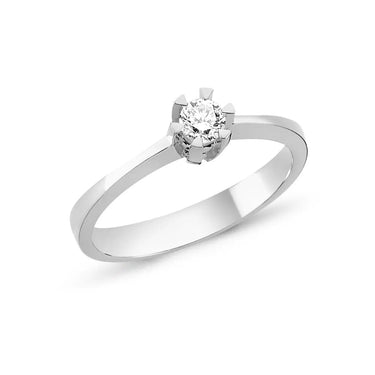 STAR ring med 0,03ct. W-si 6 greb - 14 kt. fra Nuran