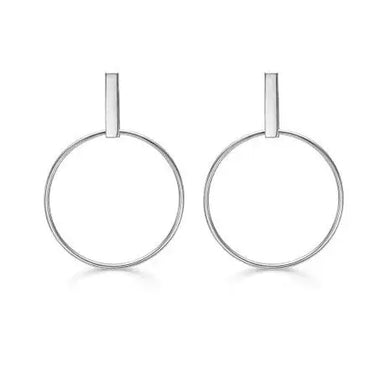 Loop ørestikker - Sølv fra Mads Z Silver Label
