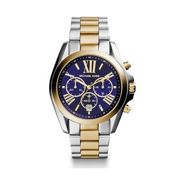Michael Kors Bradshaw ur - Sølv/guld/blå fra Michael Kors Watches