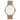 NativeR // 36mm // Gold // Gold Mesh // White Dial fra Nordgreen