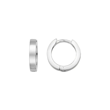 Simple creoler 11mm - Sølv fra Lush Lush Jewelry