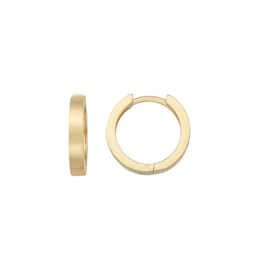 Simple creoler 13mm - Forgyldt fra Lush Lush Jewelry