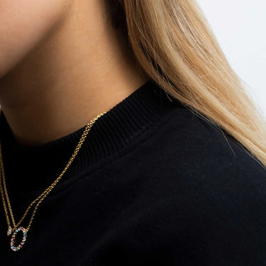 Biella Pendant Halskæde - Forgyldt fra Sif Jakobs Jewellery