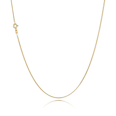 Panser Facet halskæde 0,35/38 - 8 kt. Guld fra Gold Essentials by Plaza