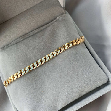 Panser Facet armbånd 1,45/18,5 - 8 kt. Guld fra Gold Essentials by Plaza