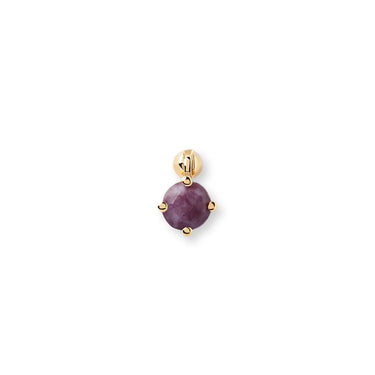 Kimi Charoite Single ørering - Forgyldt fra PDPAOLA
