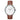 Philosopher // 40mm // Silver // Brown Leather // White Dial fra Nordgreen