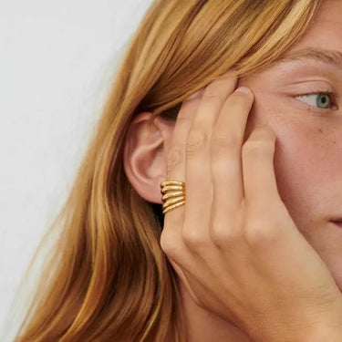 Poetry Ring - forgyldt fra Pernille Corydon