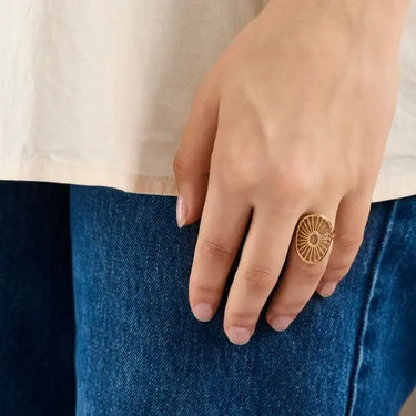 Daylight ring - Forgyldt fra Pernille Corydon