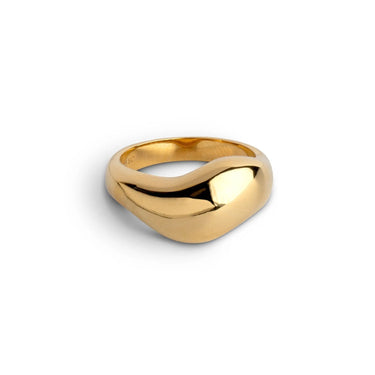 Agnete Large ring - Forgyldt fra Enamel