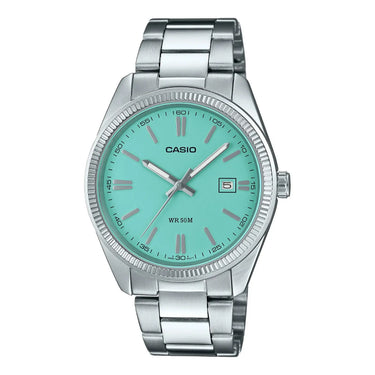 Basic 2784 Ur - Sølv/Turkis fra Casio