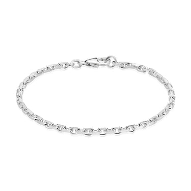 Anker Facet armbånd 1,50/18,5 - Sølv fra Basic Essentials by Plaza