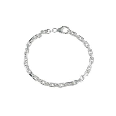 Anker Facet armbånd 1,80/21 - Sølv fra Basic Essentials by Plaza