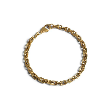 Anker Facet armbånd 1,50/18,5 - Forgyldt fra Basic Essentials by Plaza