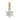 Star flora vedhæng 0,05 ct - 14 kt. fra Fine Essentials by Plaza