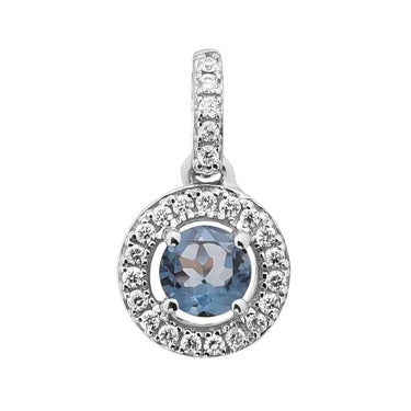Princess Topas Vedhæng 0,08 ct. - 14 kt. Hvidguld fra Fine Essentials by Plaza
