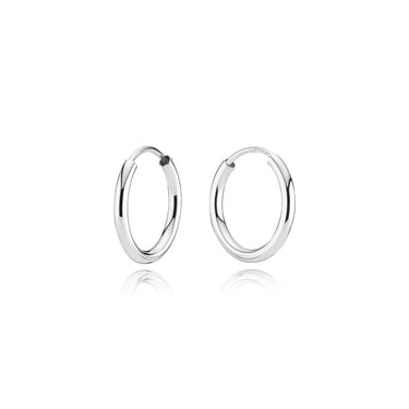 Creoler 2,0/13 mm - Sølv fra Basic Essentials by Plaza