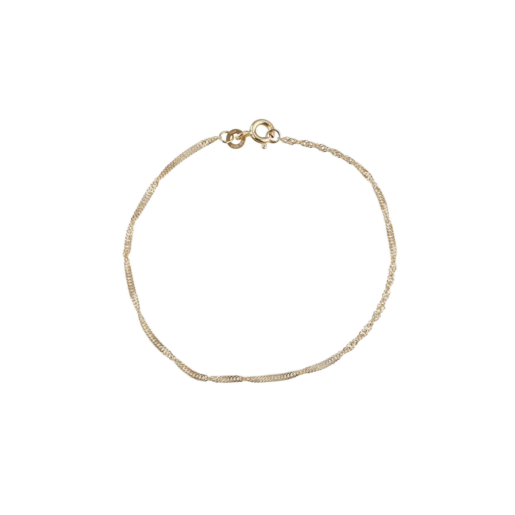 Singapore armbånd 1,50/18,5 - 14 kt. Guld fra Fine Essentials by Plaza