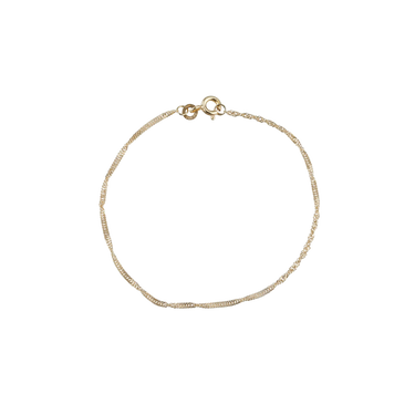 Singapore armbånd 1,50/18,5 - 14 kt. Guld fra Fine Essentials by Plaza