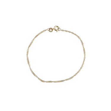 Singapore 1,5/17 armbånd - 8 kt. Guld fra Gold Essentials by Plaza