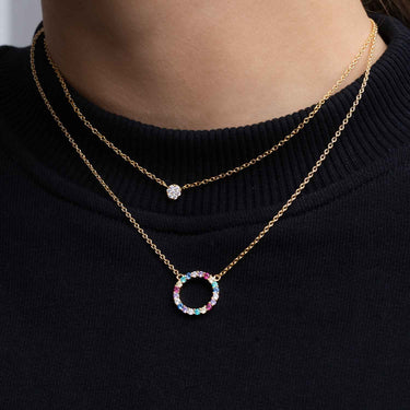Biella Grande Halskæde - Forgyldt fra Sif Jakobs Jewellery