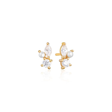 Adria Tre Piccolo øreringe - Forgyldt fra Sif Jakobs Jewellery