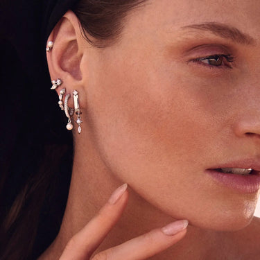 Adria Creolo Piccolo øreringe - Sølv fra Sif Jakobs Jewellery