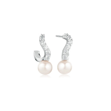 Ponza creolo piccolo øreringe - Sølv fra Sif Jakobs Jewellery