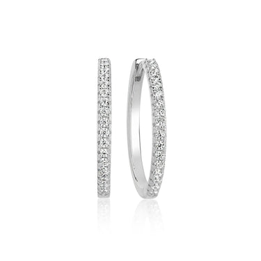 Ellera X-Grande Øreringe - Sølv fra Sif Jakobs Jewellery