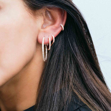 Ellera Grande Øreringe - Forgyldt fra Sif Jakobs Jewellery