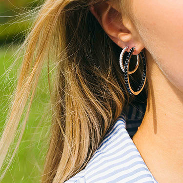 Ellera Grande Øreringe - Sølv fra Sif Jakobs Jewellery