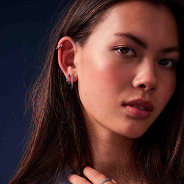 Ellera Grande Øreringe - med gradueret t fra Sif Jakobs Jewellery
