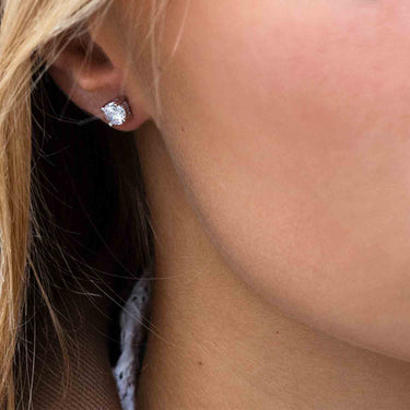 Princess Round Øreringe - Sølv fra Sif Jakobs Jewellery